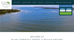 Desktop Screenshot of hotelplayatortuga.com