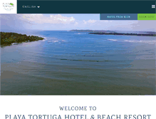 Tablet Screenshot of hotelplayatortuga.com